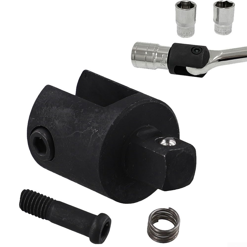 /2 Inch Replacement Knuckle Breaker Bar Head Kit for Power For Bars – Chrome Vanadium Steel, Black Phosphate Finish, Includes Fixing Bolt & — view 8