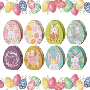 Generisch Bunny Candy Jar 8er Set