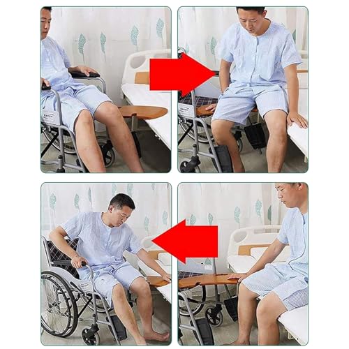 Mobiliteits Transferplank Houten integrale handgrepen Transferplank voor rolstoel Transferplank voor het overbrengen van patiënten Verdikte transferplank Zittende transferplank - Afbeelding 4