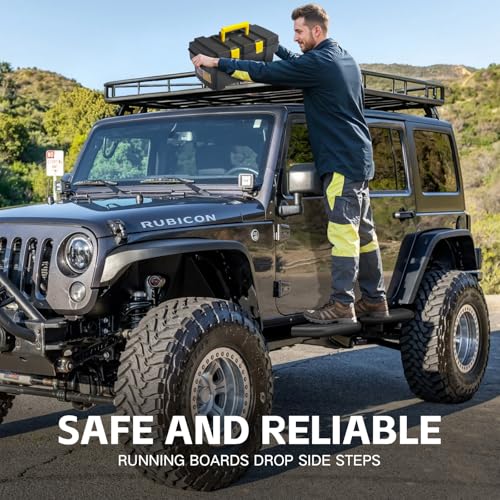 Estribos Laterales para Jeep Wrangler JK 2007-2018 4 Puertas miniatura 3