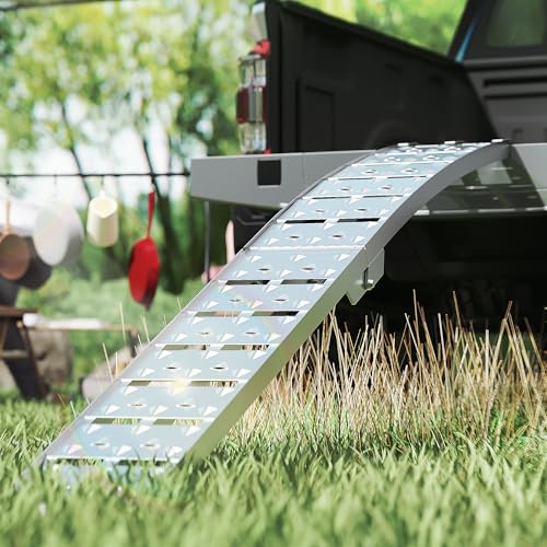 Rampa de carga plegable de aluminio 7.5 pies, 2 piezas miniatura 6