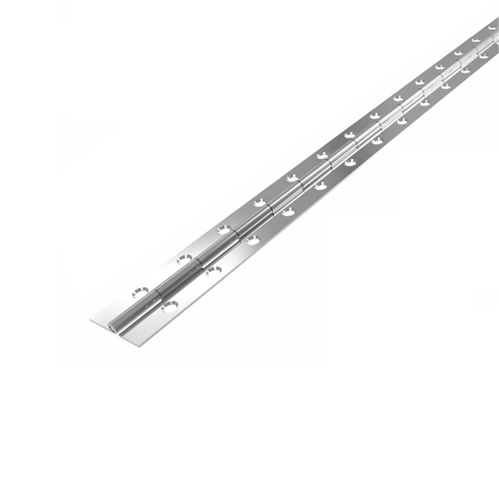2pcs 138 Inch Heavy Duty Stainless Steel Continuous Hinges for Cabinets Boat Marine Door1.8m 3.5m Piano Hinge 70.8inch for Pianos(0.5x30x3500mm)