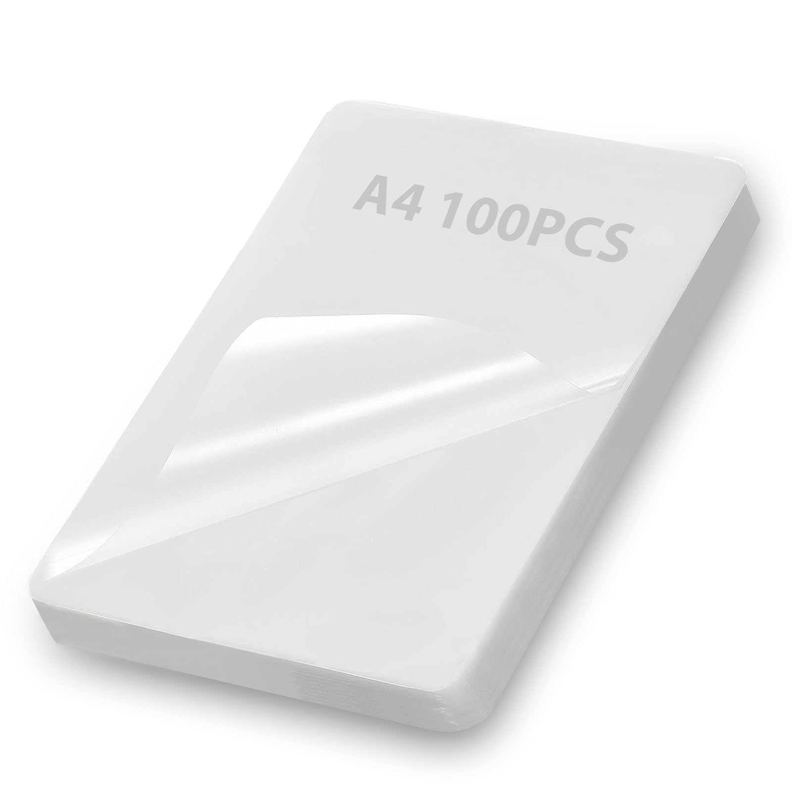 Laminating Sheets 100 Pack, 3 Mil Clear A4 Thermal Laminate Pouches, 8.7 x 11.9-inch Lamination Sheet, Laminator Plastic Paper Hold 8.5 x 11 inch, Suitable for Paper/Photo/Card/Notecard