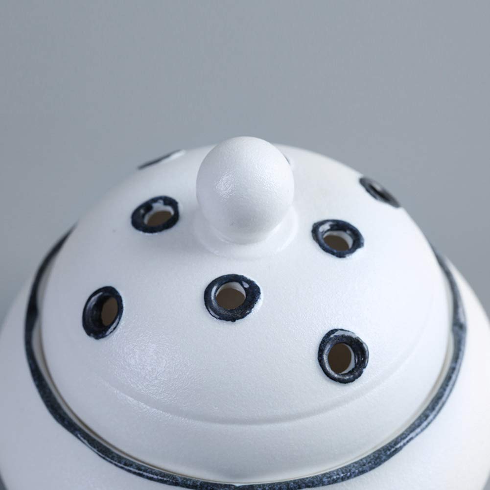 Bruciatore di incenso elettrico ceramico a tempo, diffusore di fragranza dell'olio essenziale a temperatura regolabile, forno per aromi in resina agarwood adatto a molti materiali, scaldino profuma