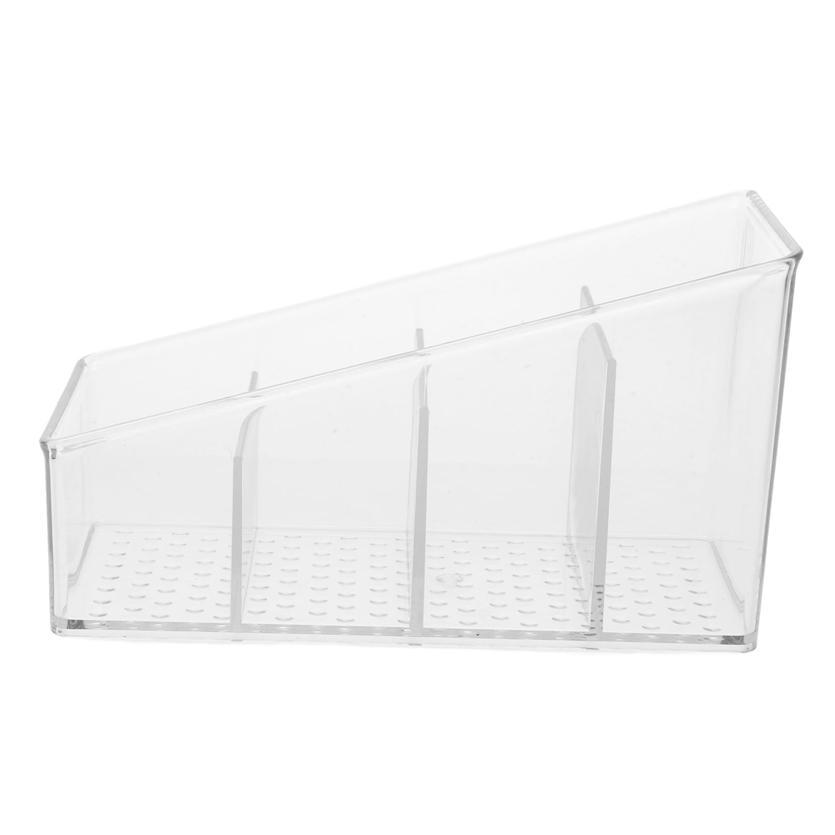 SOLUSTRE Desktop Tea Bag Organizer Box Compartment Tea Storage Holder for Coffee and Sugar Packets for Home Coffee Shops and Bar Counters