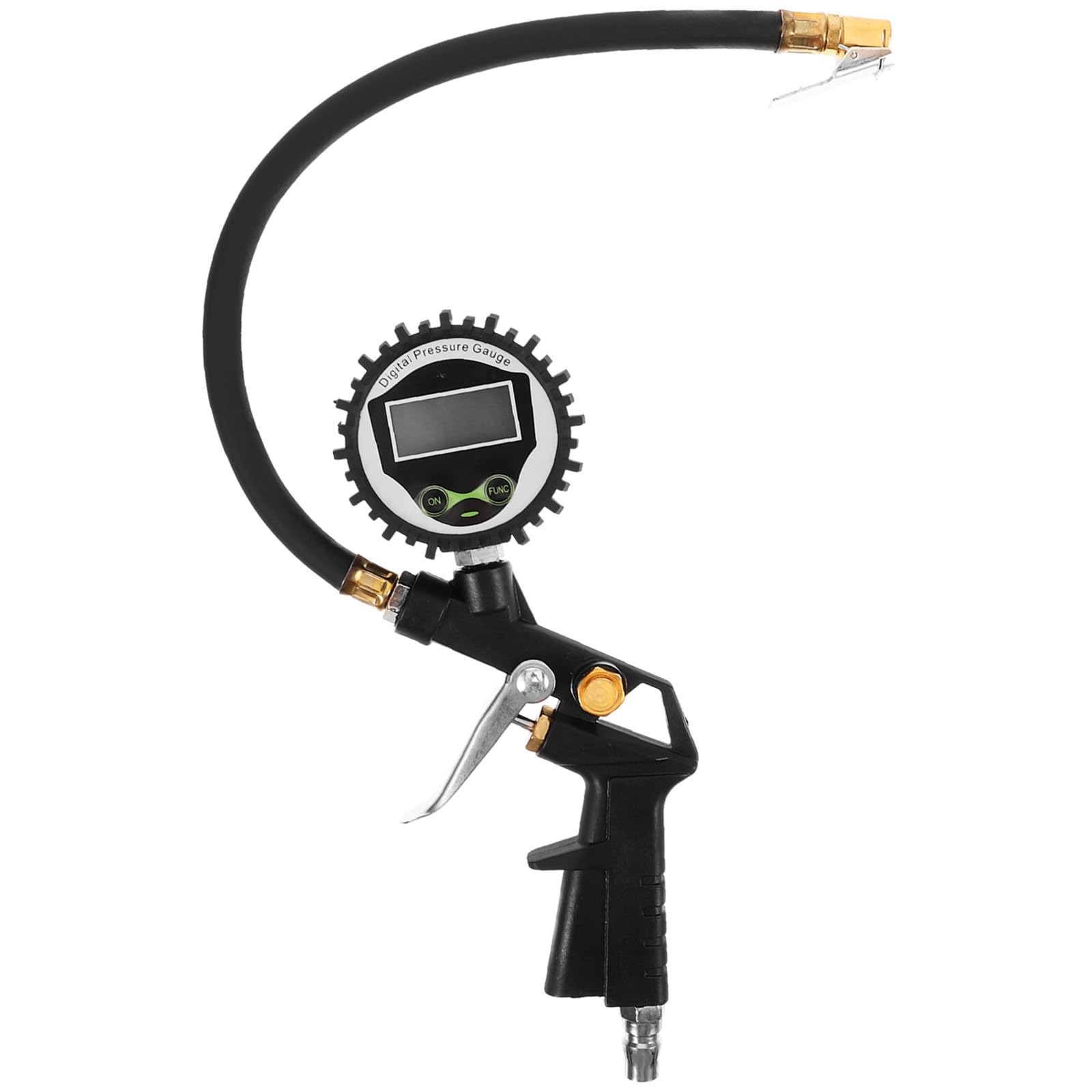 CALLARON Manómetro y Construcción Resistente de Plástico y Metal de Presión de Neumáticos Digital de 60 Psi Medición Precisa para Bicicletas y Vehículos