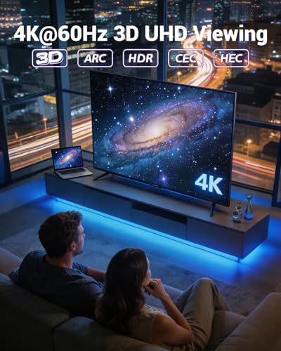 VCE HDMI Keystone Jack adaptador hembra 6 unidades miniatura 3