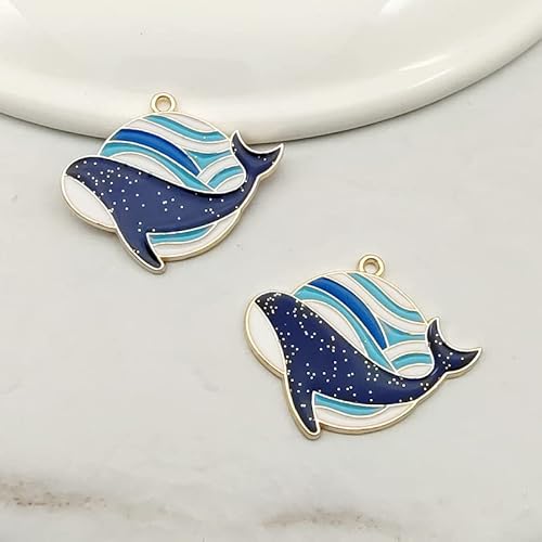 Peças Golfinhos e Ondas Agulha Minder Magnético para Bordado Ponto Cruz, Série Oceano Bonito Agulha