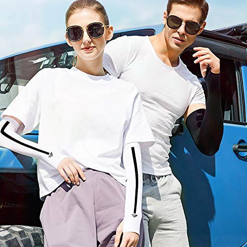 Mangas outdoor, Andoer Mangas de braço ao ar livre com luva de proteção solar UV Mangas de resfriame