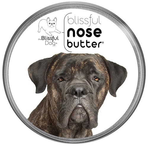 Image of The Blissful Dog Cane Corso Nose Butter for Dry, Cracked Skin, Lick-Safe Dog Nose Balm with Moisturizing Shea Butter, Almond, Olive, and Essential Oils, Pet Supplies, Uncented, 2 oz.