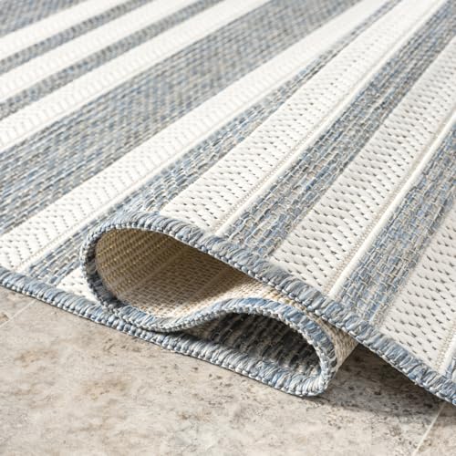 Tapete Abani 4' x 6' diseño a rayas horizontal miniatura 6