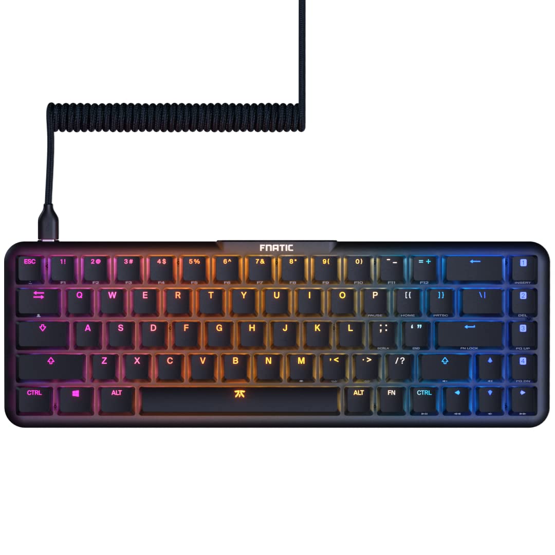 Buy FNATIC STREAK65 LP Black Compact RGB Gaming Mechanical Keyboard