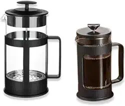 Cafeteira Prensa Francesa 300ml Compacta e Portátil – Ideal para Café Fresco e Encorpado, Chá e Infusões – Design Elegante, Fácil de Usar e Limpar, Sustentável, Perfeita para Casa e Viagens