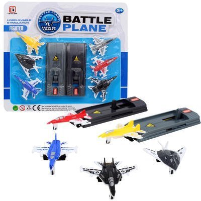 Piggie War Fighter Battle Planes Set for Kids (Multicolour) -Pack of 6