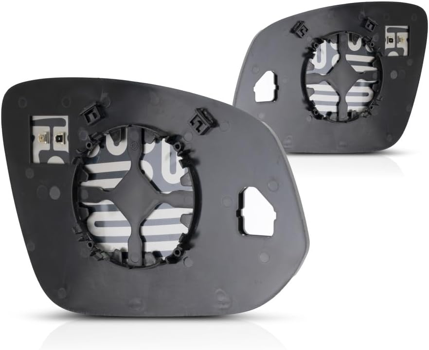 For Toyota Highlander 2014 15 16 17 2018 Mirror Glass Driver and Passenger Side | Pair | Heated | Flat Glass Type | Hybrid Models | w/Backing Plate | 879610E130, 879310E140