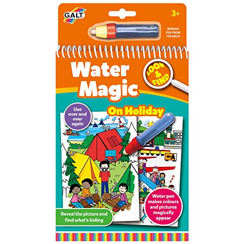 WATER MAGIC Look and Find On Holiday Childrens Reusable Colouring Book