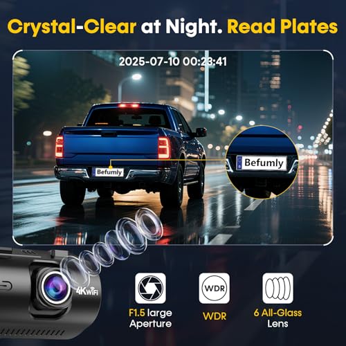 Front and Rear Dash Cam for Truck