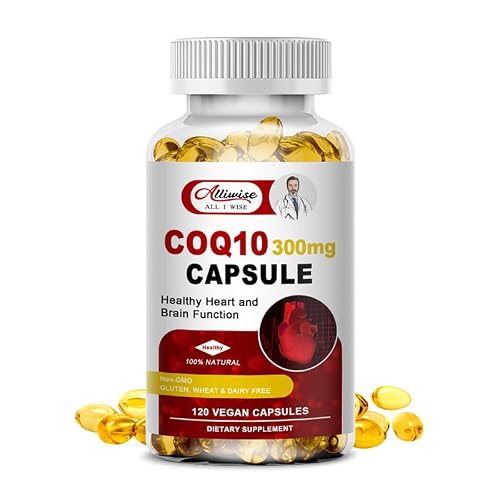 Alliwise High Absorption CoQ10 300mg, Coenzyme Q10 Supplements