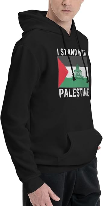 Free Palestine Melone Anguria' Felpa Con Cappuccio Ecologica Unisex Di Stanley/Stella