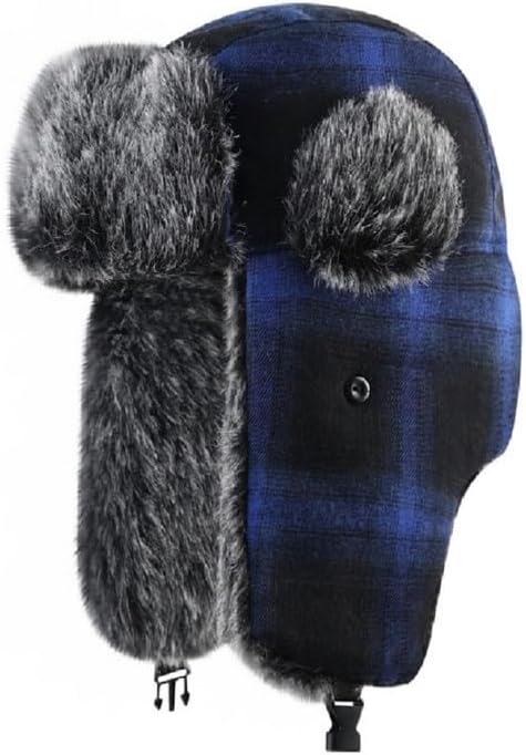 ASWER Trapper Warm Russian Trooper Hat Winter Skiing Cap Women Men Windproof - Image 3