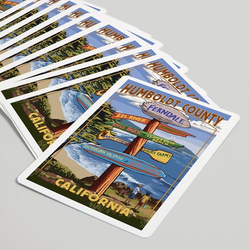 52 cartas de póker Lantern Press Ferndale California miniatura 5