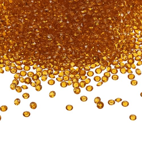 PATIKIL 10000 Pcs Diamantes Acrílicos De 4.5 mm Para Decoración De Bodas Confeti Cristales Relleno De Floreros Gemas Para Centros De Mesa Decoraciones Fiestas Cuentas Para Floreros Café