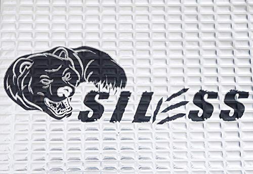 Siless 50 mil 30 sqft Car Sound Deadening mat - Butyl Automotive Sound Deadener - Noise Insulation and Vibration Dampening Material (30 sqft)