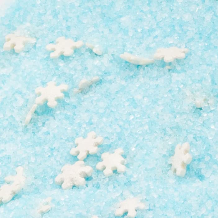 Miniatura 6 de Copo de nieve congelado de mezcla de unicornio sin gluten, sin huevo, sin nueces, Kosher, grande, caramelo a granel, azúcar elegante, para hornear,