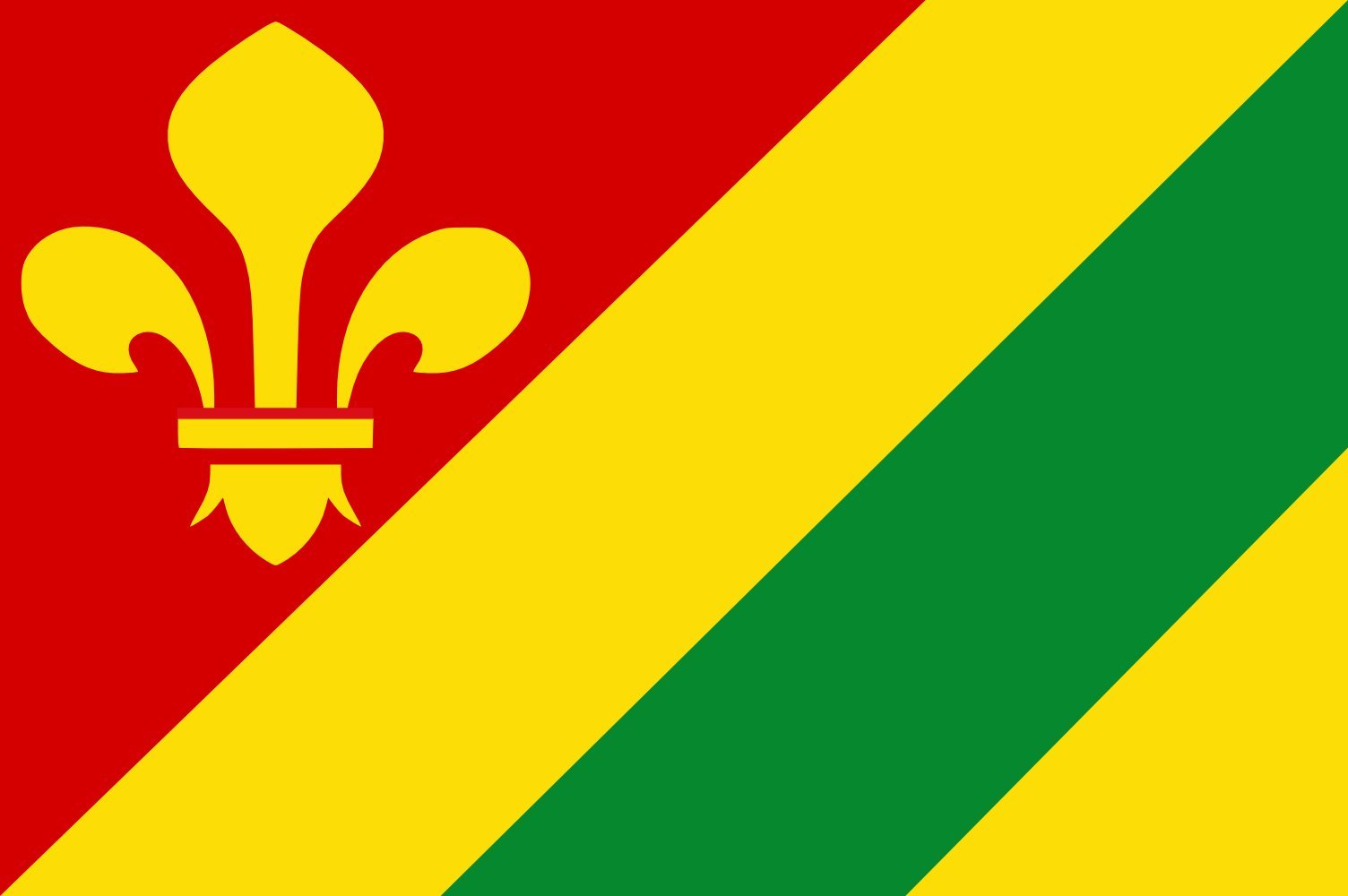 Drapeau Large Ald Beets vlag pour mât pavillon de village frison grand format