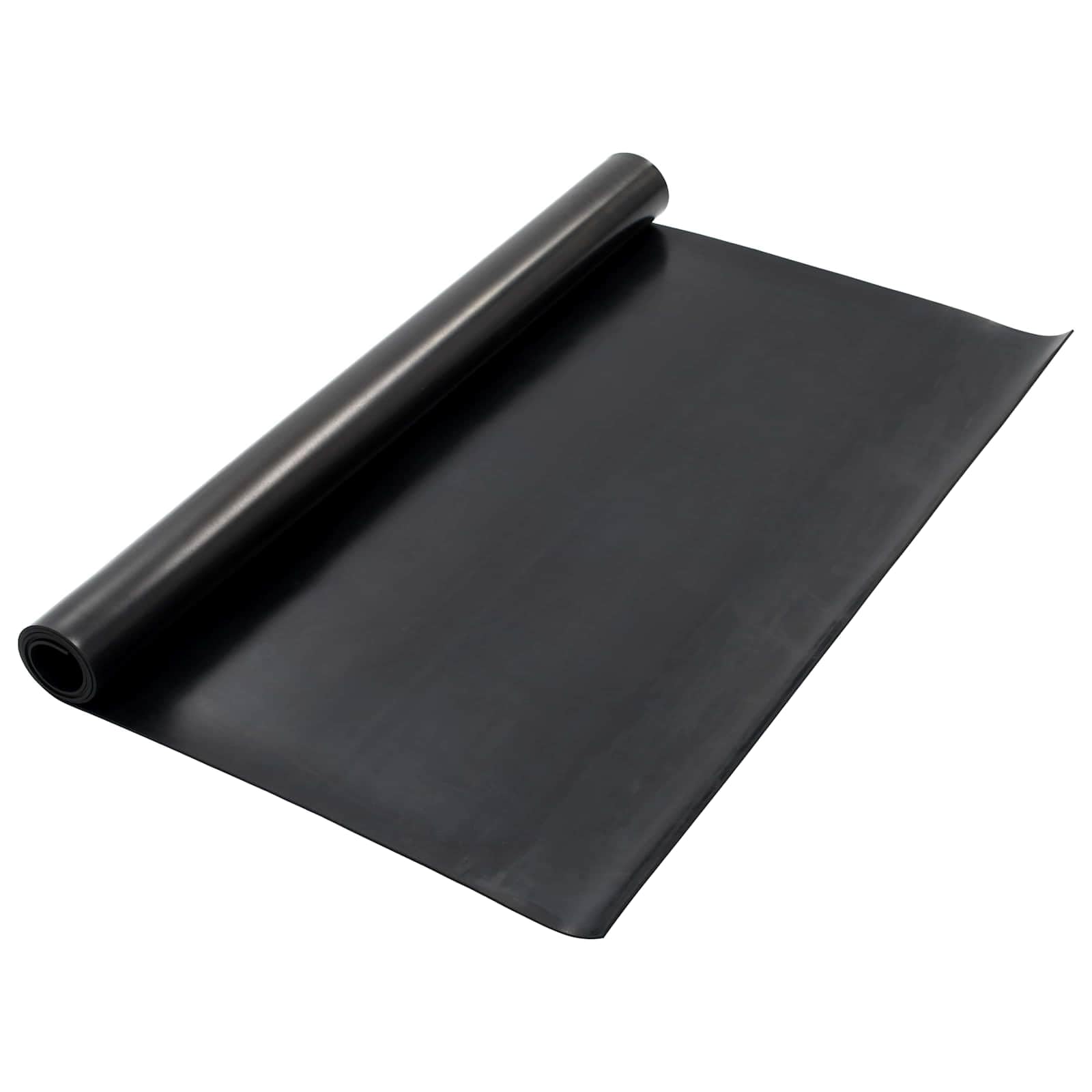 Alfombra moderna de goma negra de 2 x 2 m, diseño rectangular para exteriores, resistente para jardín, patio y entrada, fácil de limpiar y duradero