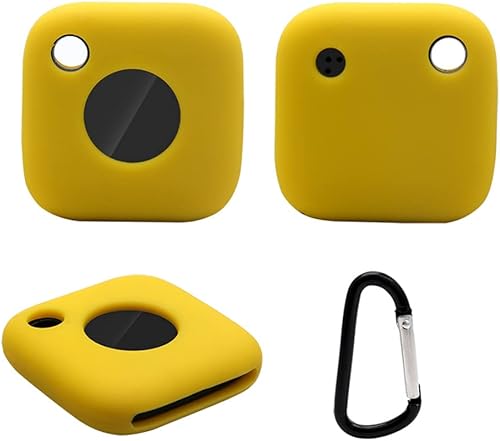 Miniatura 2 de DAYJOY - Juego de 3 fundas protectoras de silicona suave y flexible compatibles con Tile Mate 2022, funda antiarañazos con mosquetón para Tile Mate