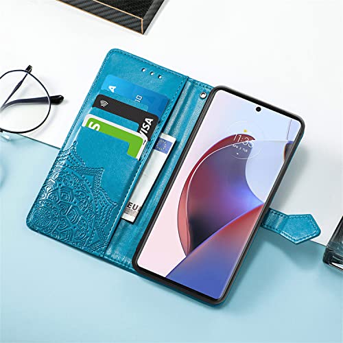 Capas de telefone de luxo com flores mandala compatíveis com Motorola Moto Edge30 Edge 30 Ultra Edge