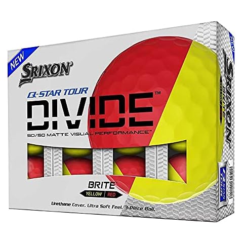Srixon Q-Star Tour Divide Red Cover