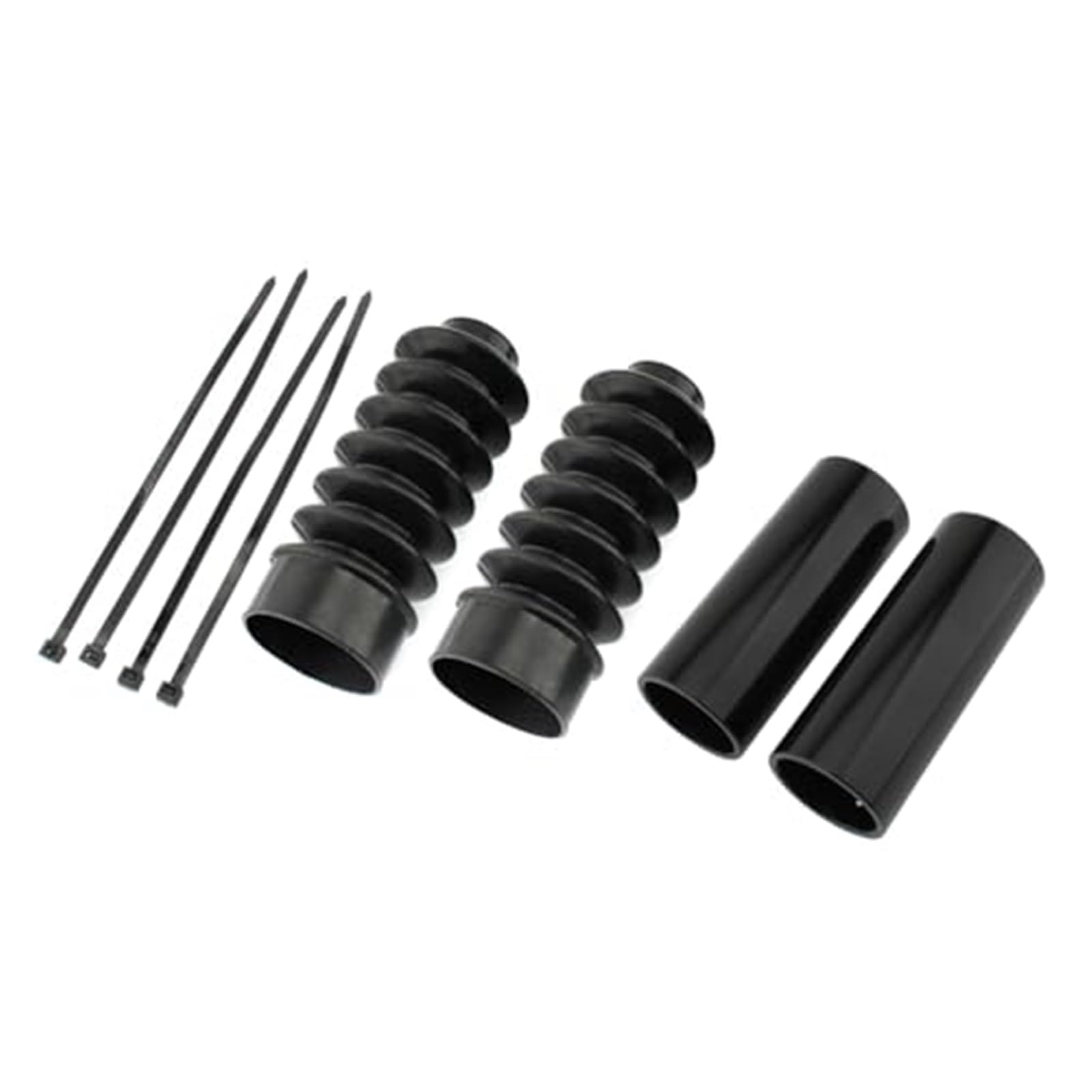 Przód, widelec Gators Gaiters Cover Dust Boot Shock Guards Silica Black, do motocykla Harley, Nightster RH975 2022-2023 Regulowana wtyczka przedniego widelca