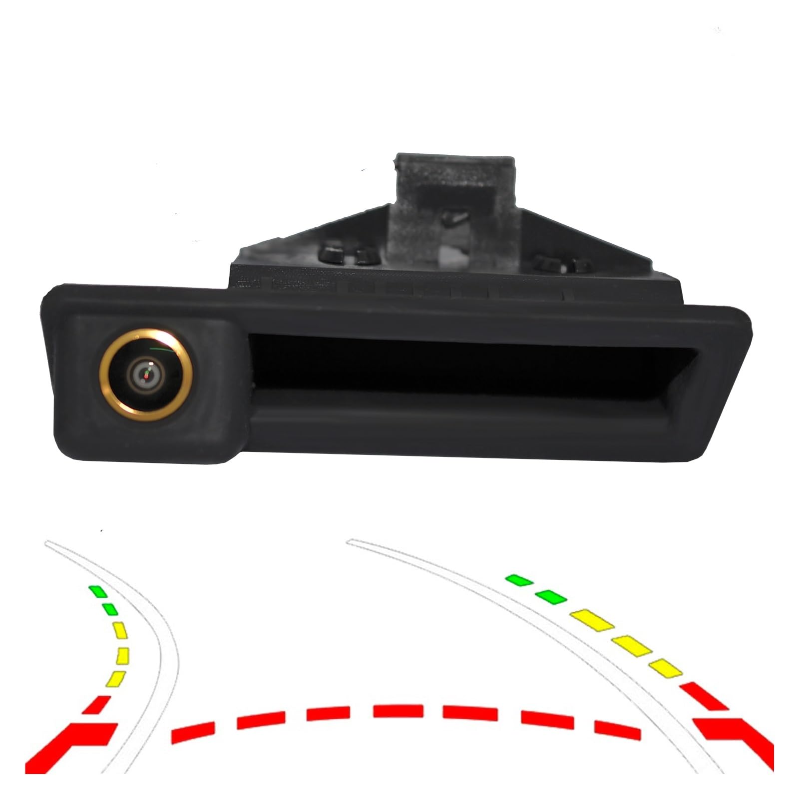 Camara Marcha Atras Cámara Visión Trasera HD Para E60 E61 E70 E71 E72 E82 E88 E84 E90 E91 E92 E93 X5 X6 X1 CCD Dorada Aparcamiento Maletero Cámara Visión Trasera