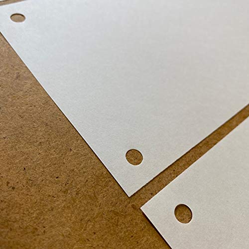 Amazon | プリンタ帳票用紙 500枚 3分割 （ マイクロミシン目 ヨコ2本