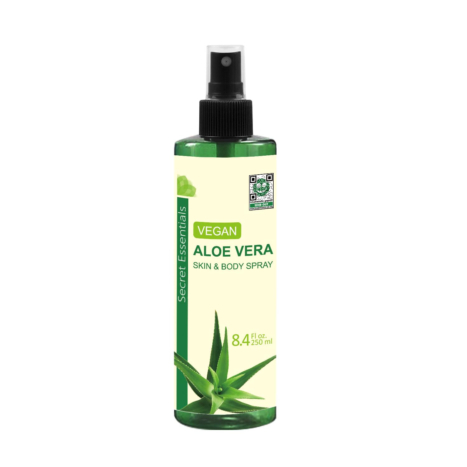 Aloe Vera Spray Vegan | KOSMETIKANALYSE: SEHR GUT | Natrlich & fr Haut,  Haare & Krper | 250ml Premium Qualitt - aus ECHTEM SAFT, NICHT PULVER :  Amazon.de: Kosmetik