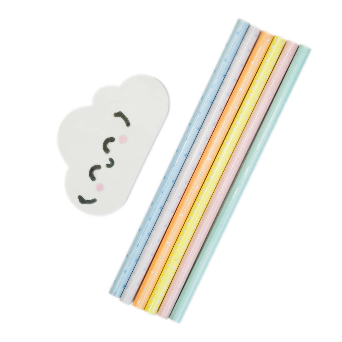Mr.Wonderful 6 Pencils + Eraser to Help You Keep Dreaming Cloud