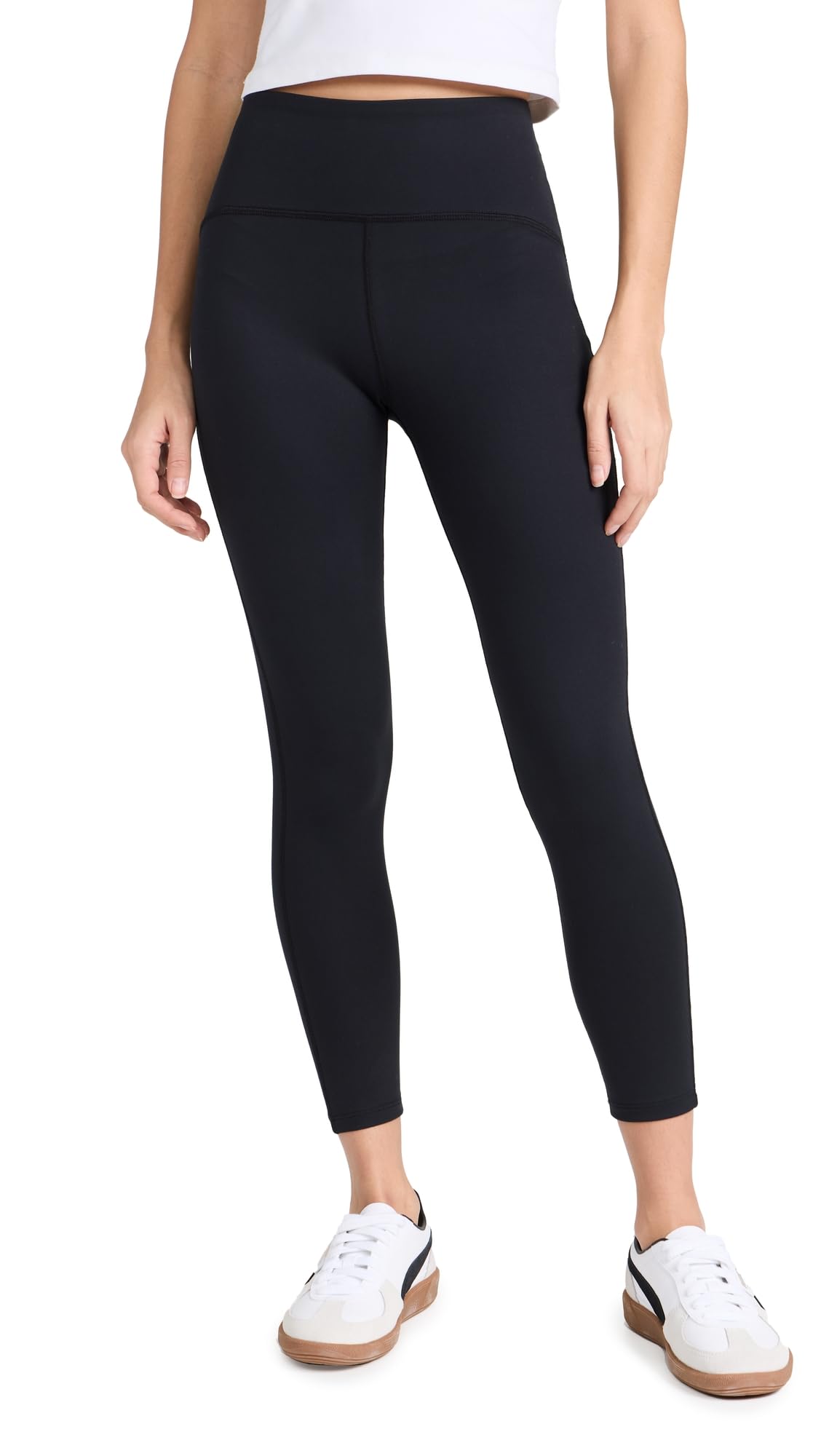 Beyond Yoga Women's Powerbeyond Strive High Waist Midi Leggings, Black, XL