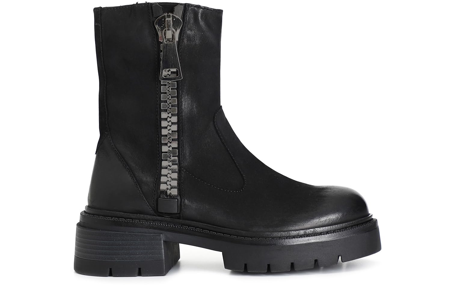 CAFèNOIR - Damen-Nubuk-Ankle-Boot Mit Langem Reißverschluss, Für Frauen, Farbe