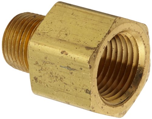 Eaton Weatherhead 3200X8X6 Brass CA360 Fitting, Adapter, 1/2" NPT Female x 3/8" NPT Male