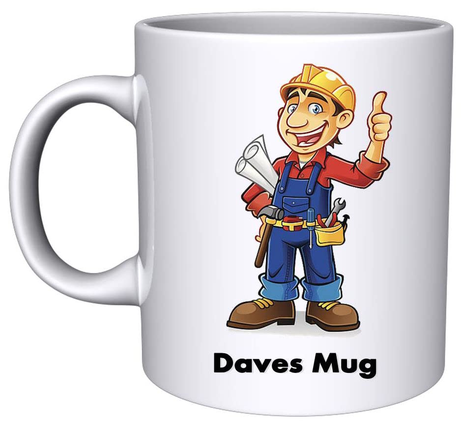 Generic Personalised White Ceramic 11 oz Mug