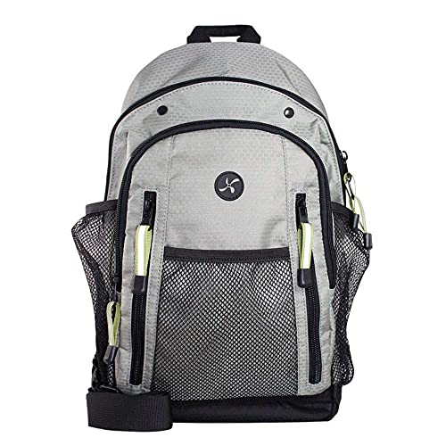 Sugar Medical - Insulated Diabetes Sling Backpack - Multi Pocket, Zip Secured Backpack w/Elastic Loops and Adjustable Straps for Diabetic Medical Supplies (Haze Grey) â€¦