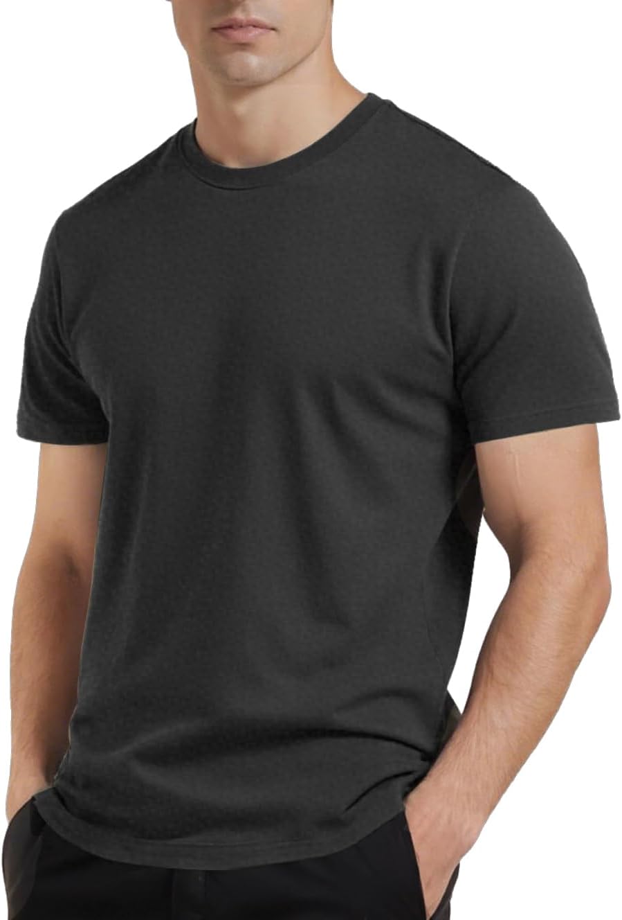 Men’s Rash Guard Shirts Bamboo Viscose Cooling UPF 50+ UV SPF Sun Protection Quick Dry Running Hiking Beach Fishing