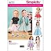 Simplicity 8072 Vintage Fashion Doll Clothes Sewing Patterns for 18" Dolls