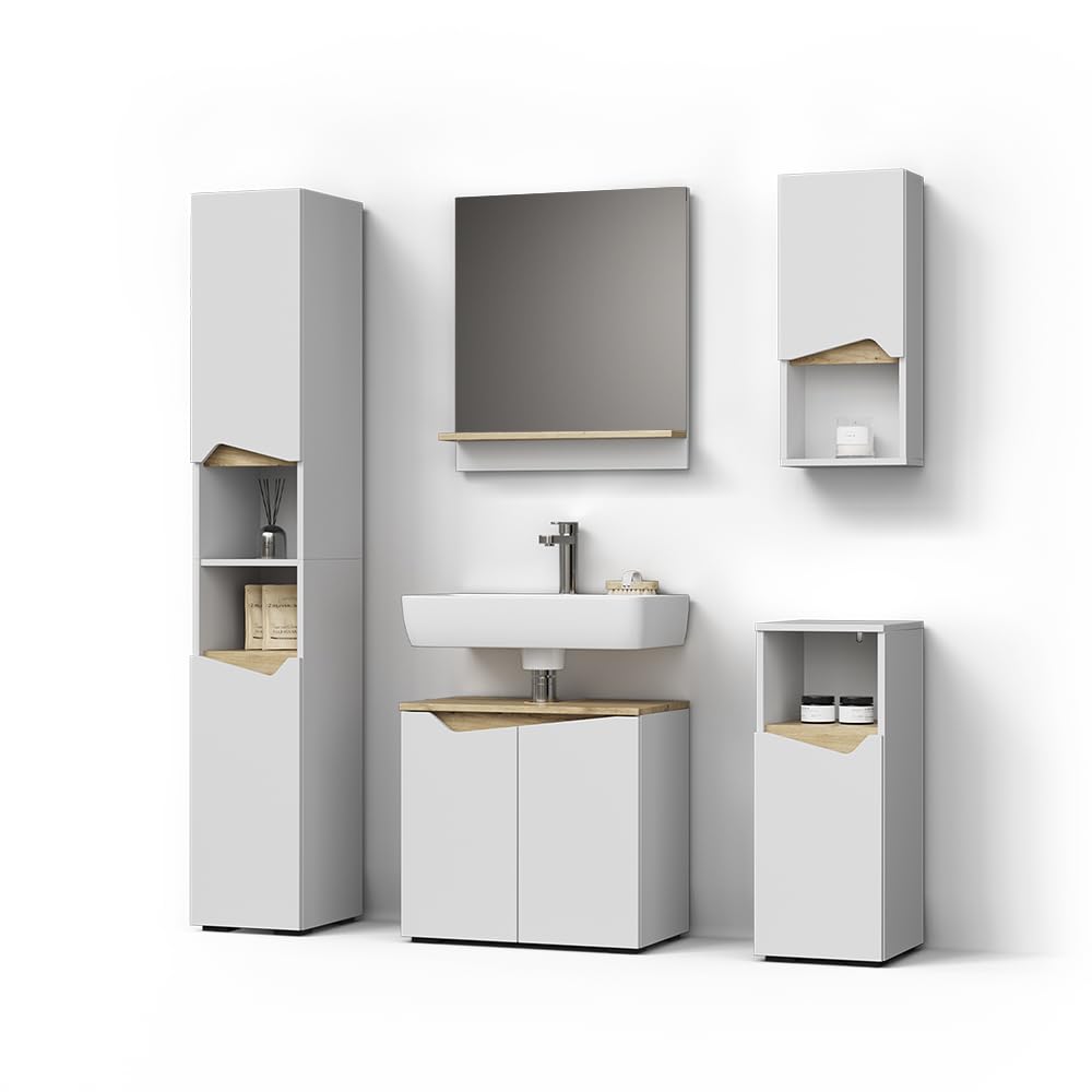Livinity Conjunto de Muebles de baño Timavo, Blanco 60 cm