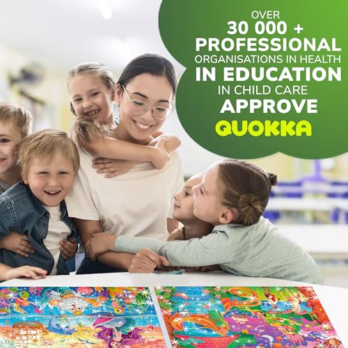 QUOKKA Puzzles for Kids Ages 4-6 – 4-Pack 60-Piece Puzzles for Kids – Fairy Tale Jigsaw Puzzle Set with Princess – Quiet Time Toys for Preschoolers – FSC Certified Learning Toy – Gift for 5 Year Olds by Quokka - Image 6
