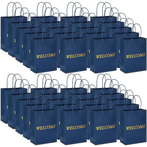 Jexine 100 Pcs Welcome Gift Bags 5.9 x 3.1 x