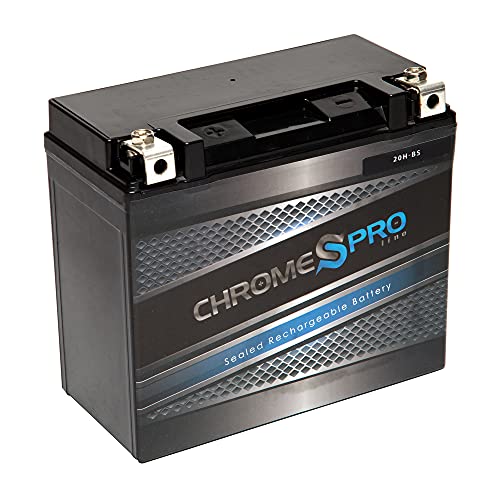 Rechargeable Ytx20H-Bs High Performance Power Sports Battery - Replacement Motorcycle Battery - Chrome Pro Battery #TOP7