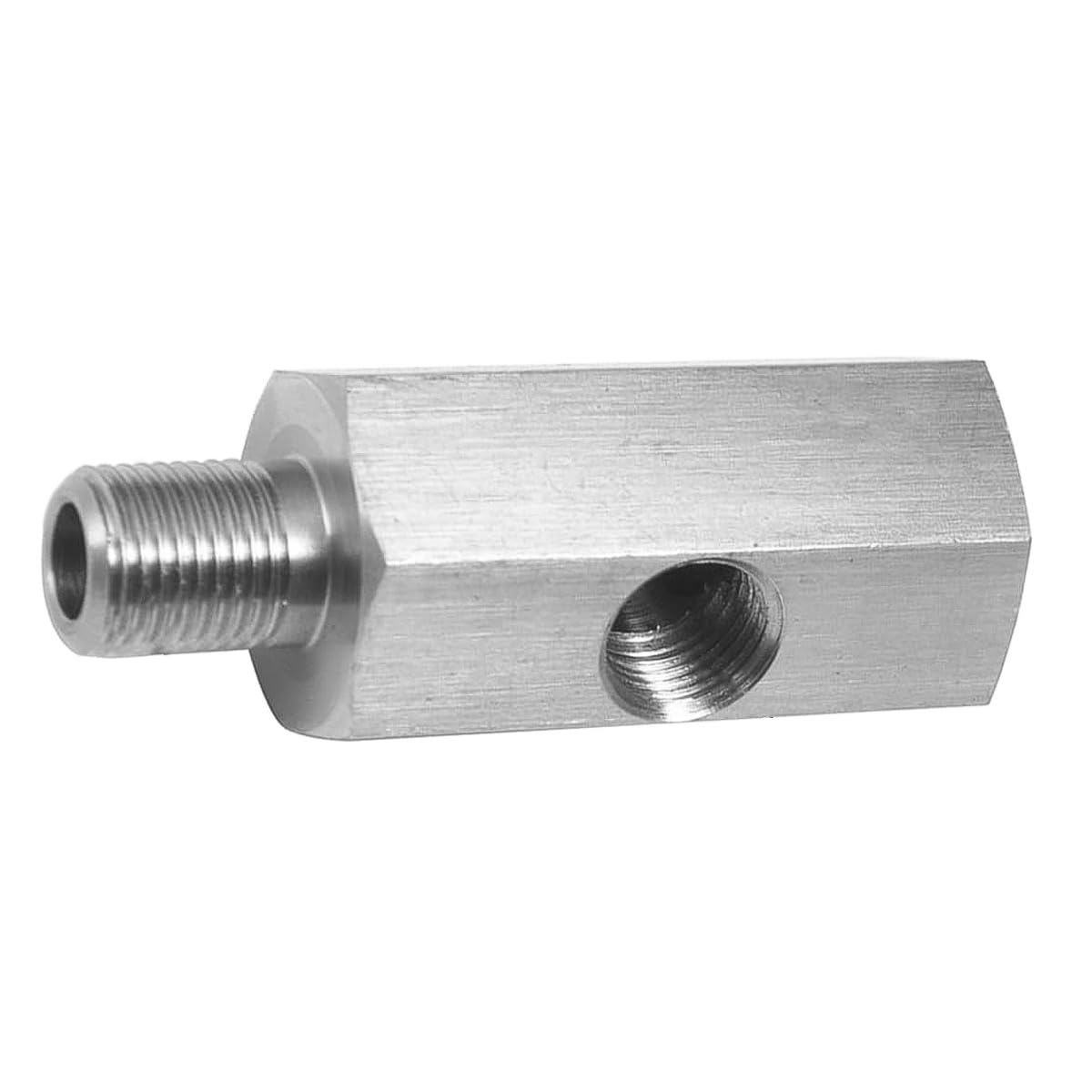 Adaptador de Sensor de Presión de Aceite de Acero Inoxidable, NPT 1/8" Hembra a Métrico M12X1.5, Sensor de Presión de Aceite, Adaptador en T a NPT